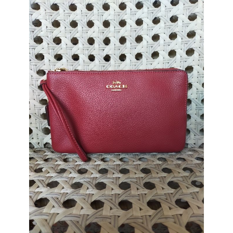 Preloved Coach wallet red