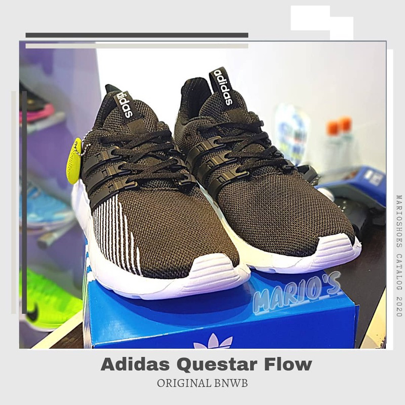 Adidas Questar Flow Black White