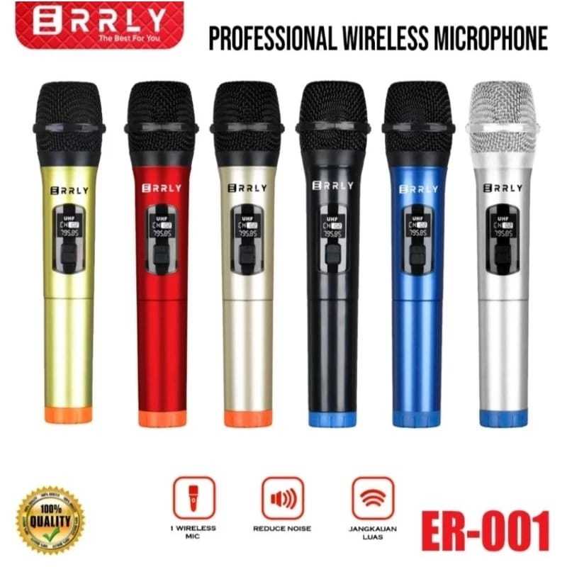 Microphone Mikrofon Karaoke Wireless Mic Karaoke Wireless Microphone Wireless karaoke EERY 001 /1MIC