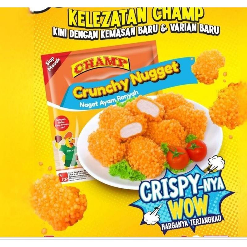 

Nugget Champ Buble Crunchy 225gram