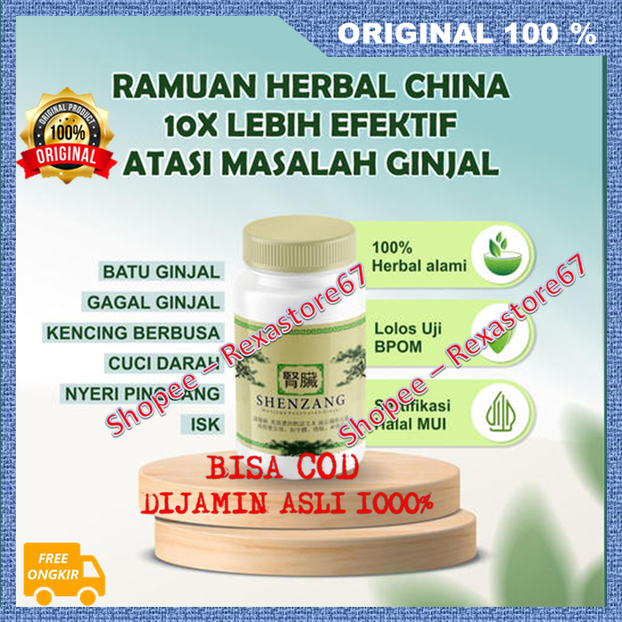 Ramuan Herbal Cina Shenzang Ajaib Batu Ginjal Keluar Sendiri 10X Lebih Efektif Atasi Masalah Ginjal 