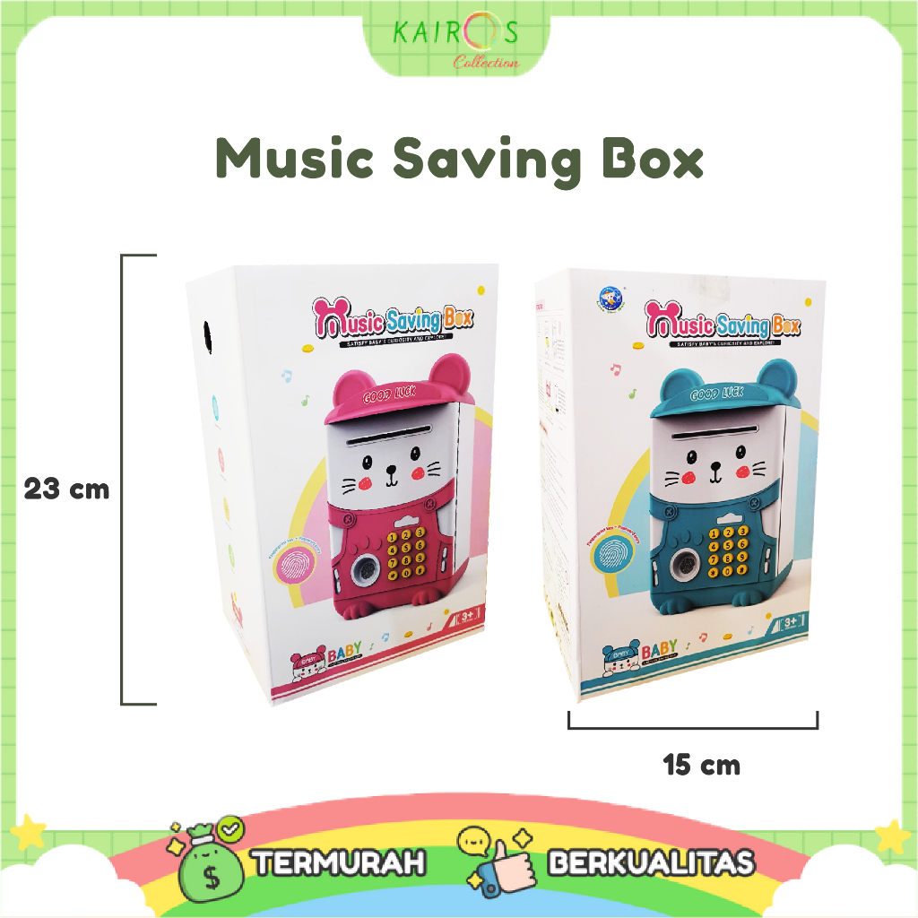 Music Saving Box Kotak Musik Celengan Otomatis