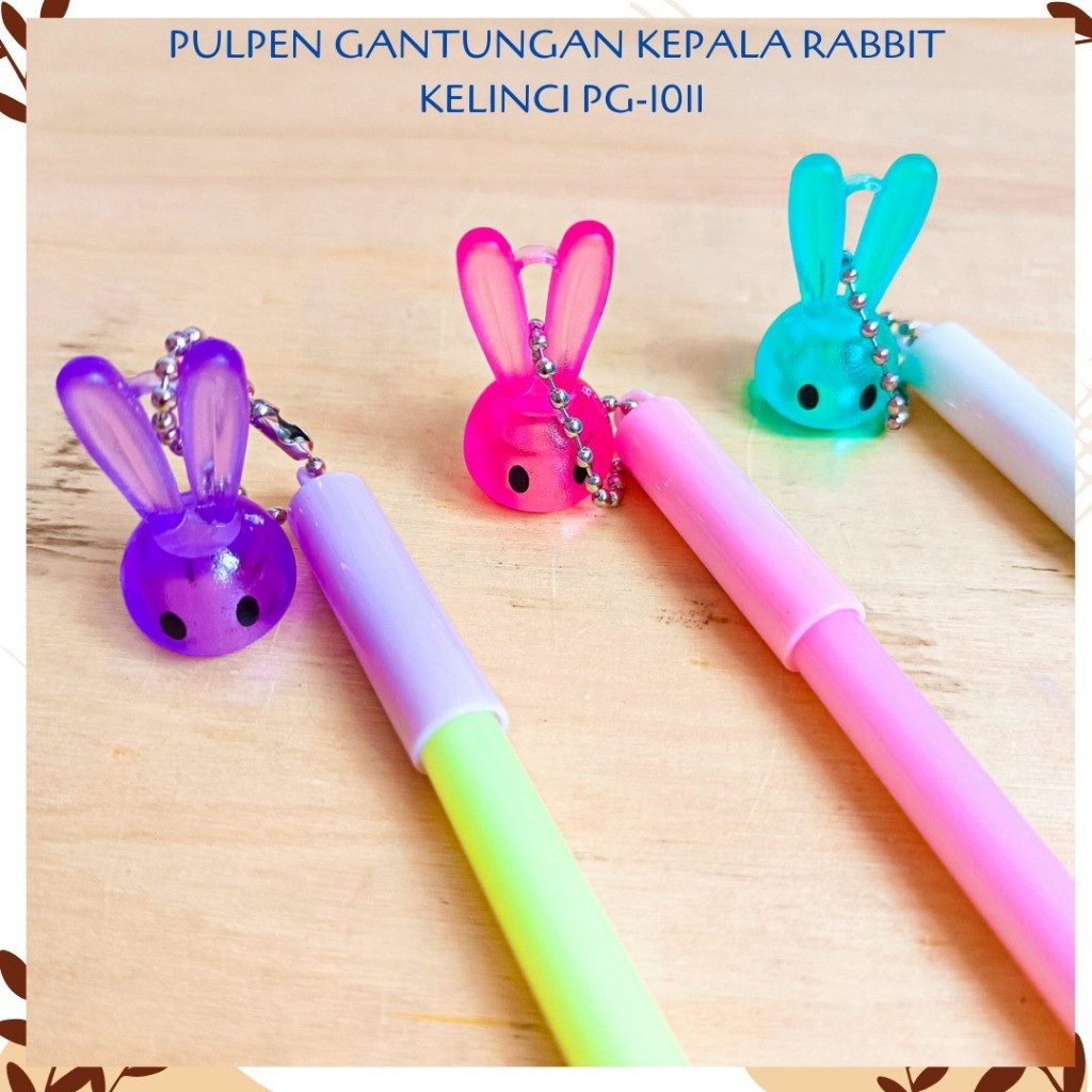 

PULPEN GANTUNGAN KEPALA RABBIT PG-1011 KEPALA KELINCI KUPING CUTE PASTEL PEN PENA BOLPEN BOLPOIN ANAK LUCU ALAT TULIS KANTOR SEKOLAH MURAH TERMURAH