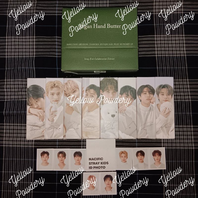 READY STRAY KIDS VEGAN HAND BUTTER X NACIFIC COSMETICS SKZ ORIGINAL ID CARD SKZ FELIX BONEKA HYUNJIN