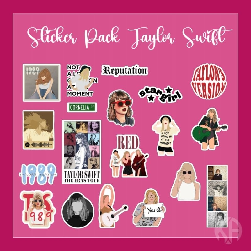 

19pcs Sticker Taylor Swift Edition | Waterproof [Minim Order 10.000]