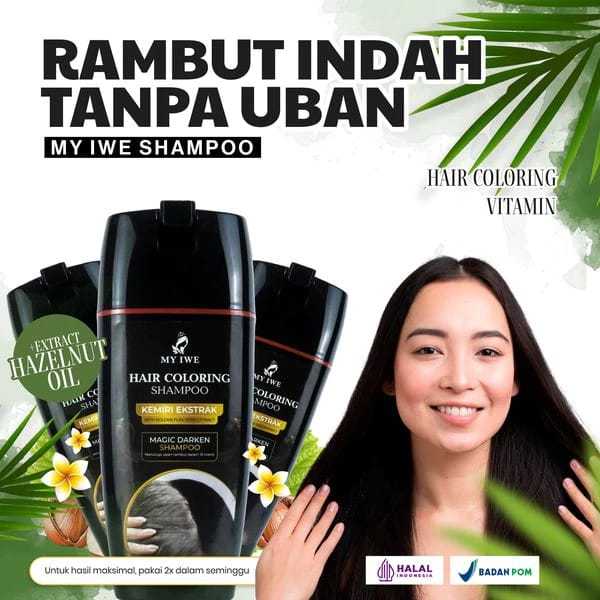 Myiwe Penghitam Rambut Beruban penumbuh rambut botak dan rontok