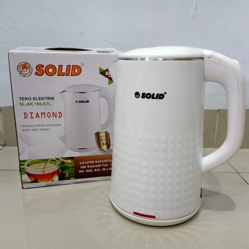 CERET LISTRIK / TEKO LISTRIK 2L SOLID DIAMOND