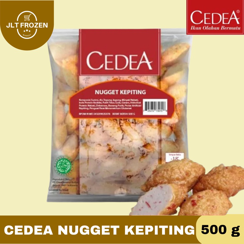 

Cedea Nugget Kepiting / Crab Nugget / Naget Kepiting - 500g