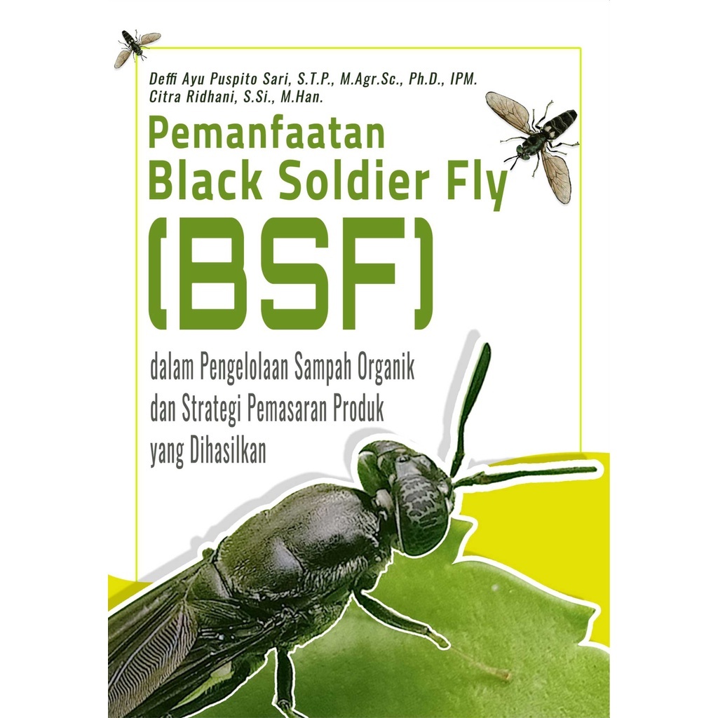 Buku Pemanfaatan Black Soldier Fly (BSF) dalam Pengelolaan Sampah Organik dan Strategi Pemasaran Pro