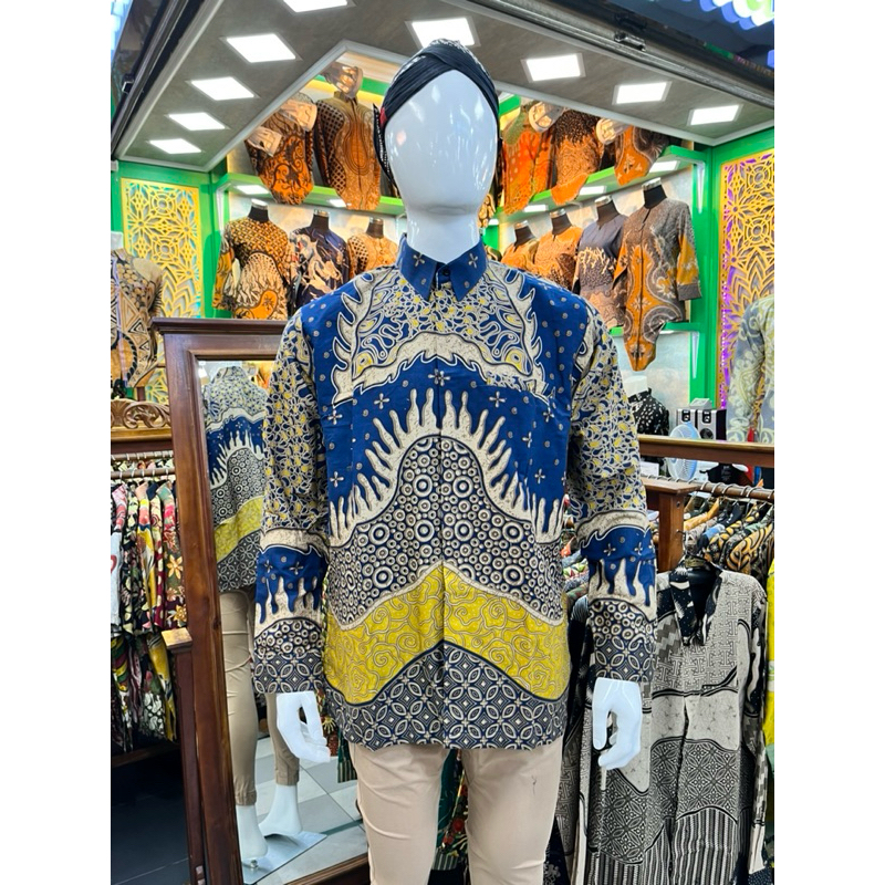 KEMEJA BATIK QISTINA KATUN GUNUNGAN SOLO