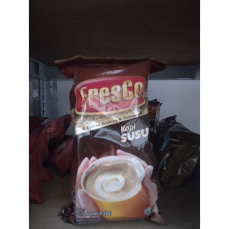 

FresCo Kopi Instan Krim Susu 10 x 28 g (Renceng)