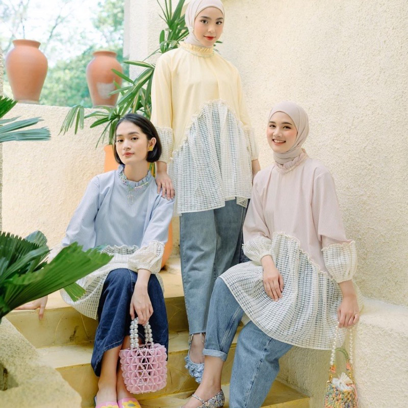Melody Blouse Haideeorlin Soft Pink