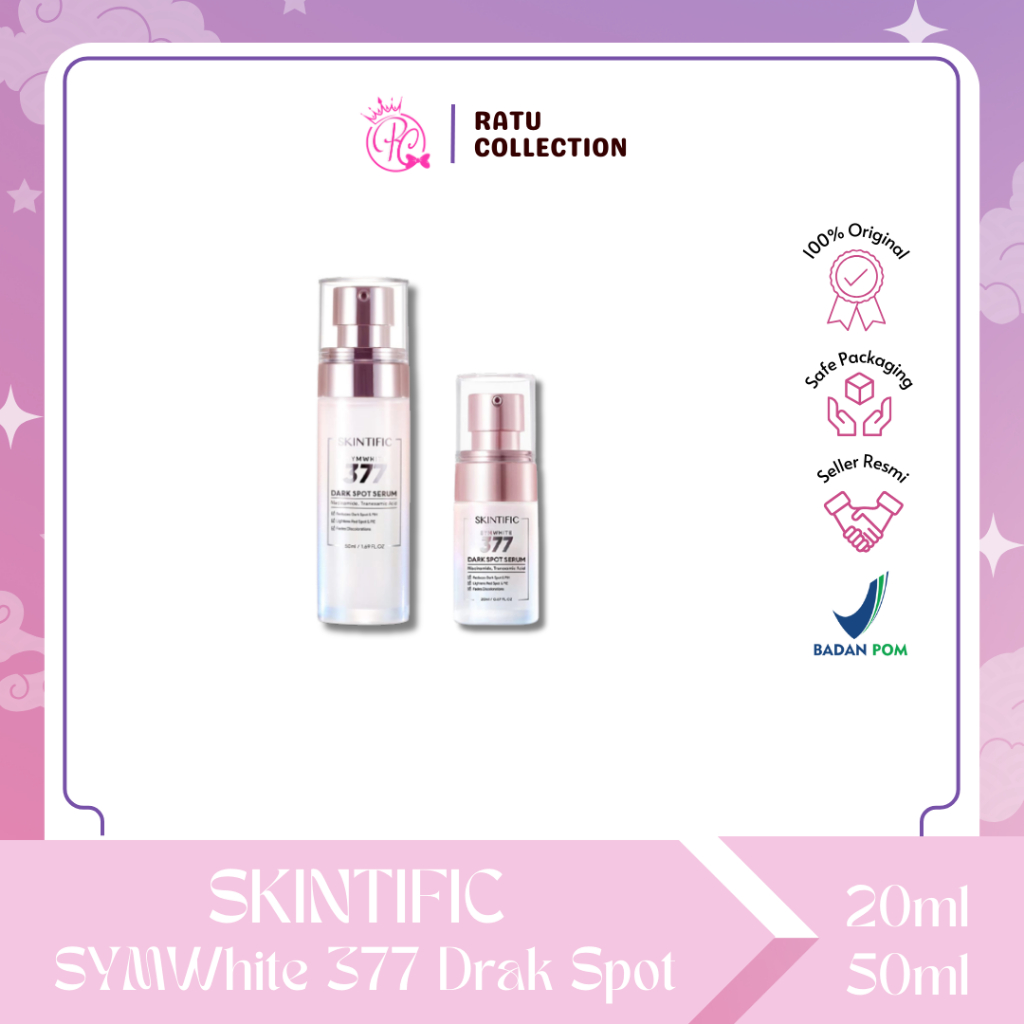 SKINTIFIC SymWhite 377 Dark Spot Serum Penghilang Flek Hitam Mencerahkan Kulit Brightening Serum Pen