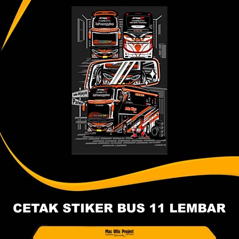 

STIKER BUS BASURI 11 LEMBAR
