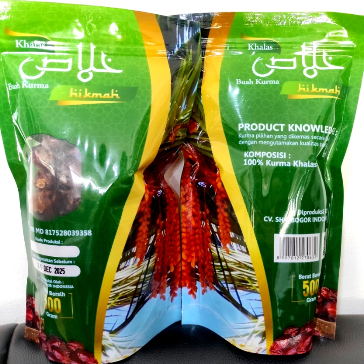 

KURMA HIKMAH KHALAS Kholas 500 gr