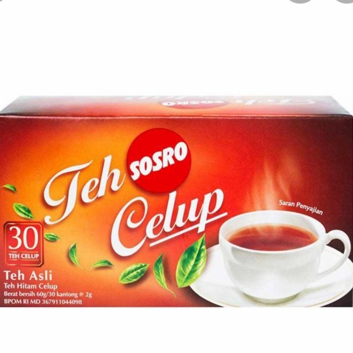 

Sosro Teh Celup Hitam 30 pcs Kantung Celup