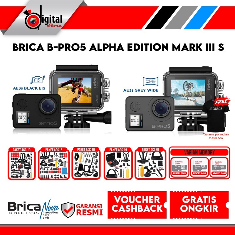 BRICA B-PRO5 ALPHA EDITION MARK III S / BRICA AE3S PAKET KOMPLIT