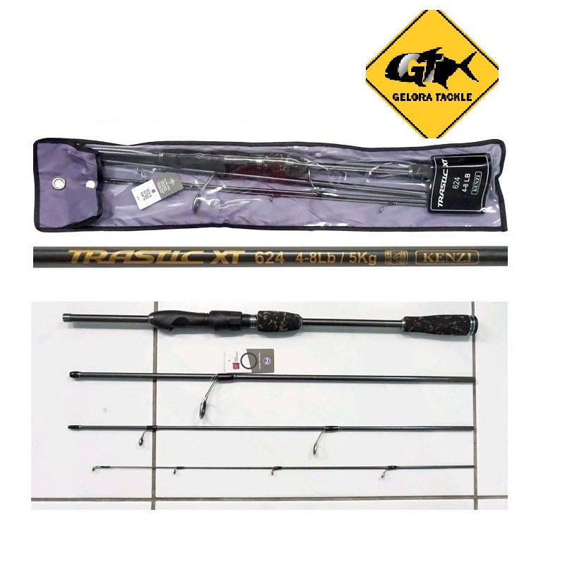JORAN KENZI TRASTIC dan TRASTIC  XT 624 4-8Lb Fuji Guides