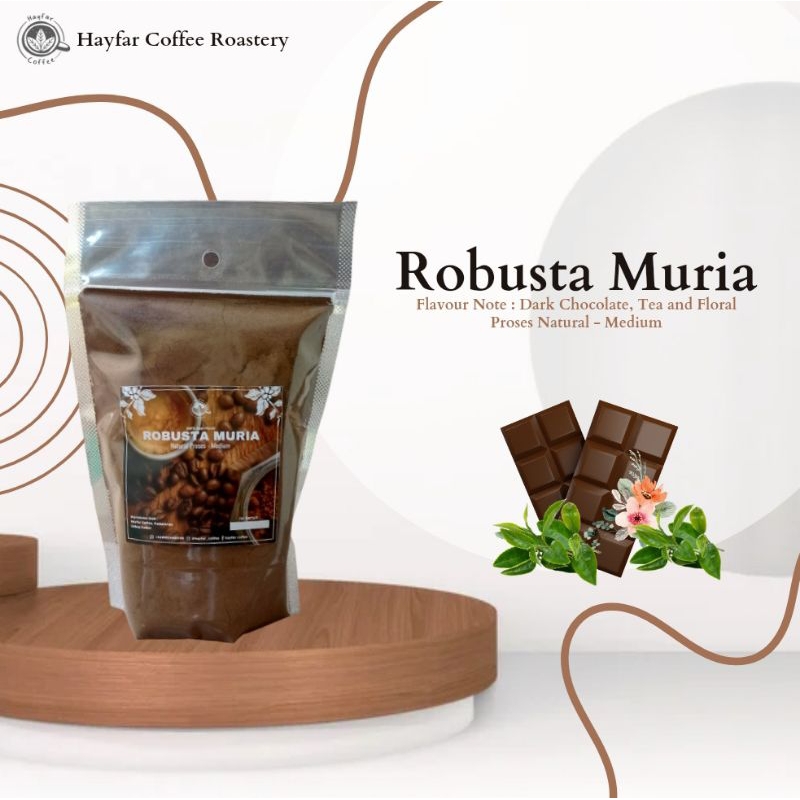 

Kopi Bubuk Komersil Fine Robusta Muria 250 gr - 1 kg