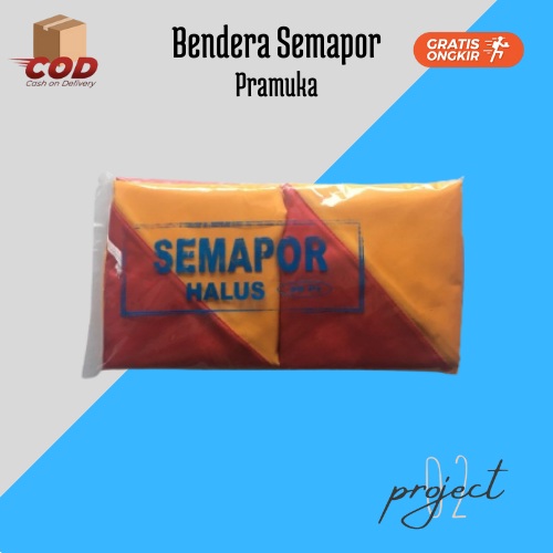 

Bendera Semapor Pramuka Sepasang isi 2pcs Merah Kuning