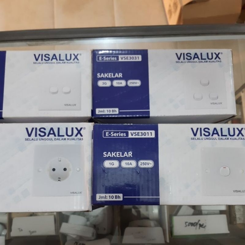 Visalux - Saklar VIsalux E series OB / Switch Lampu / Stop Kontak