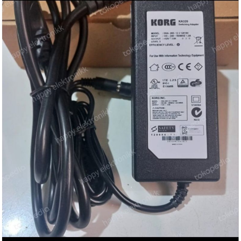 Adaptor keyboard KORG X50,KORG X5D,KORG R3 Kualitas bagus