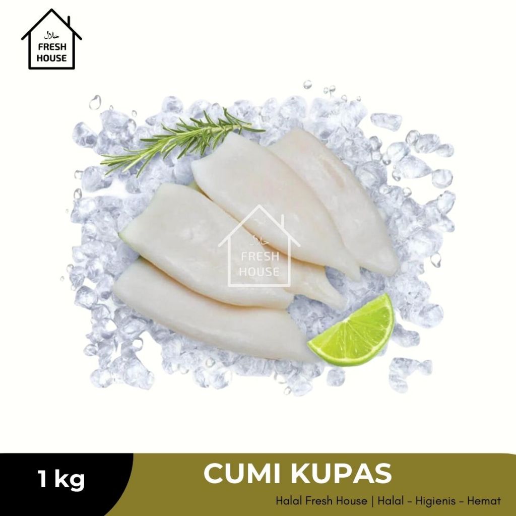 

Cumi Kupas / Cumi Tube Frozen 1KG