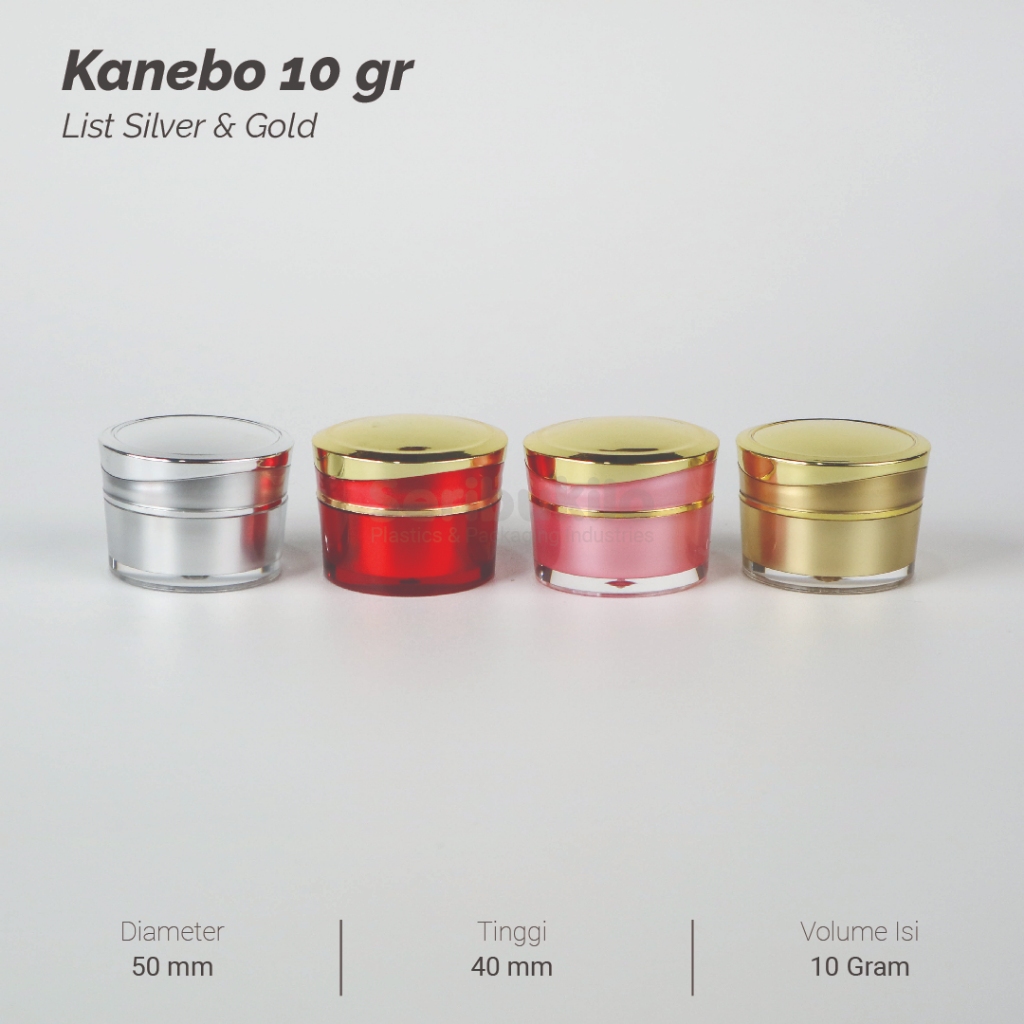 Pot Cream Acrylic 10gr Kanebo/Pot 10gr Acrylic/ Pot Kanebo 10gr