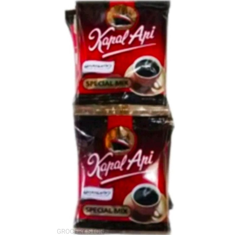 

Kopi Kapal Api Special Mix 1 Renceng (10 Sachet) - Kapal Api Special Mix 23gr (10Sachet)