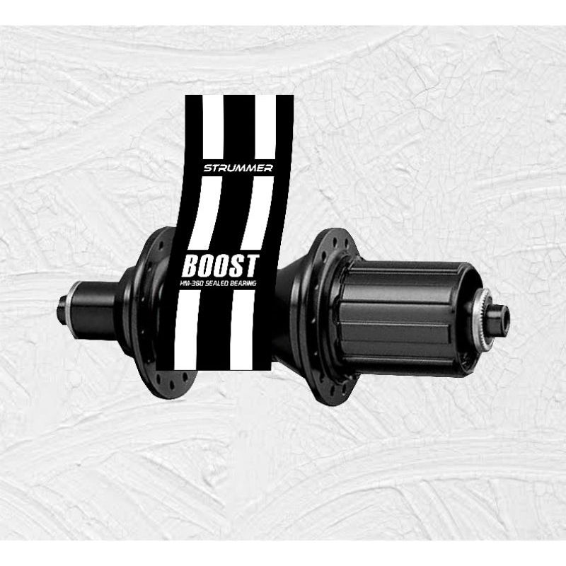 sticker decal hub sepeda gunung strummer boost