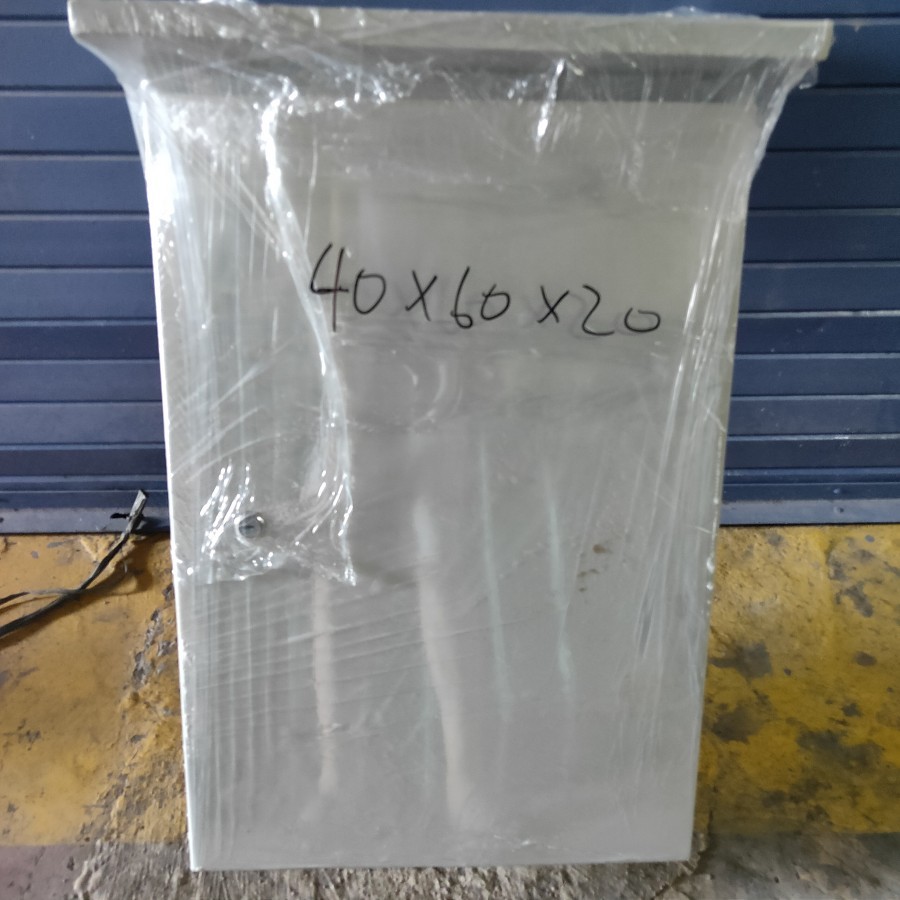 Box Panel Listrik Outdoor Topi 40x60x20 Cat Bakar | 60x40x20