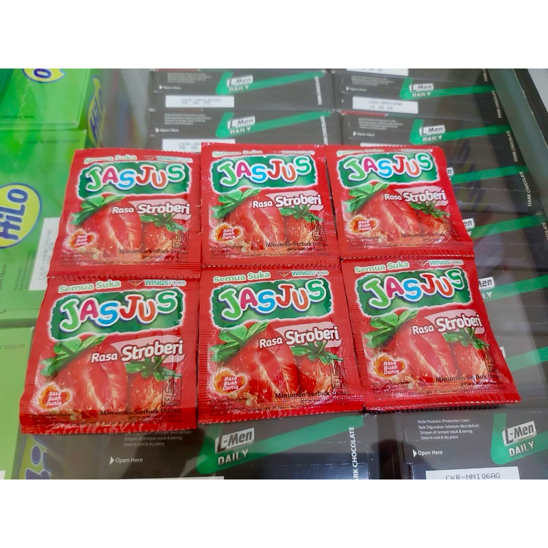 

JASJUS ORANGE, ANGGUR, STRAWBERRY 7 gram 1 Sachet