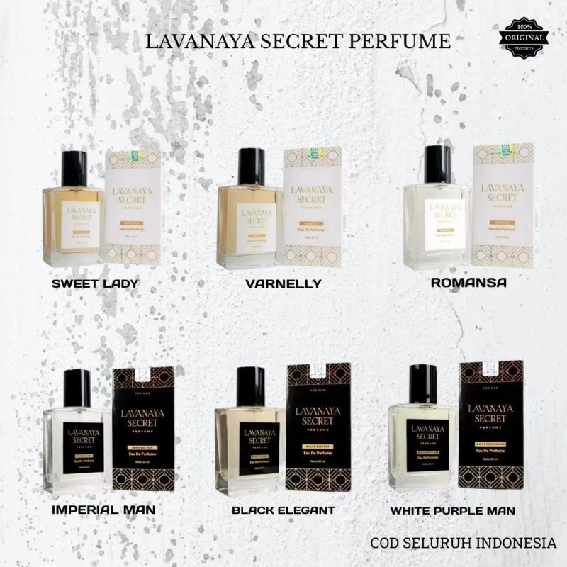 LAVANAYA SECRET PERFUME EAU DE PERFUME 50ml ORIGINAL