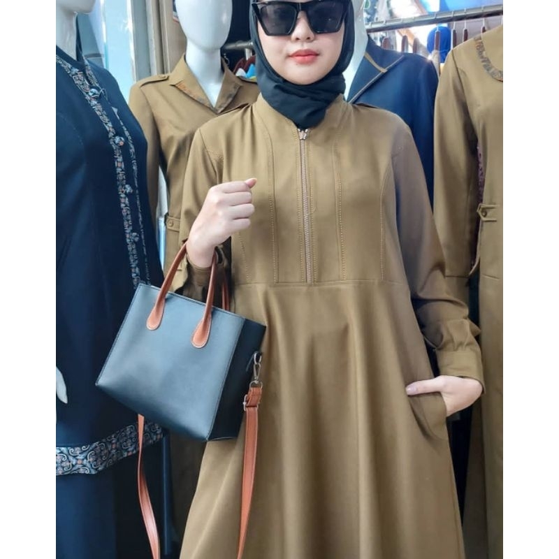 Gamis Kerja Gamis Pemda Gamis Keki Seragam Pemda Muslim