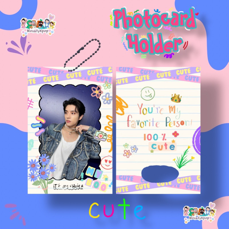 {READY STOCK} ACRYLIC PHOTOCARD HOLDER CUTE