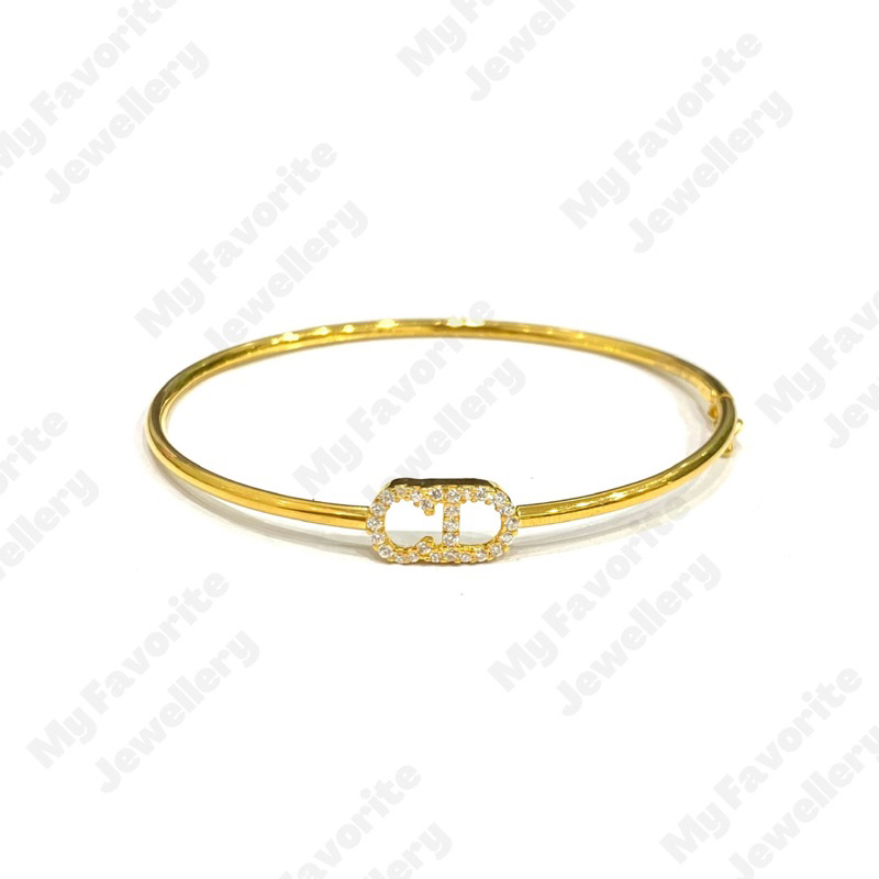 Gelang Bangle Branded AD Emas Asli Kadar 875