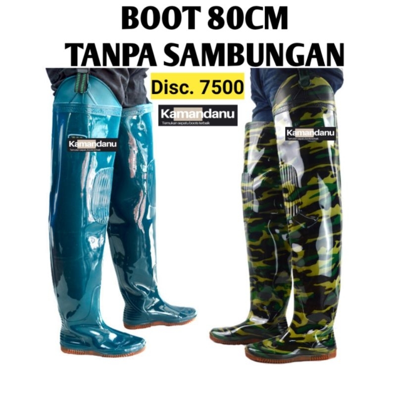 SEPATU BOOT PETANI 80CM TANPA SAMBUNGAN KUALITAS PREMIUM