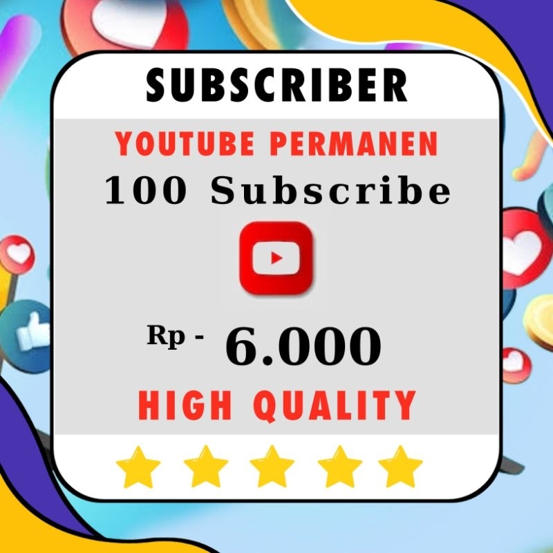 TERMURAH  SUBSCRIBER YOUTUBE PERMANEN MONETISASI