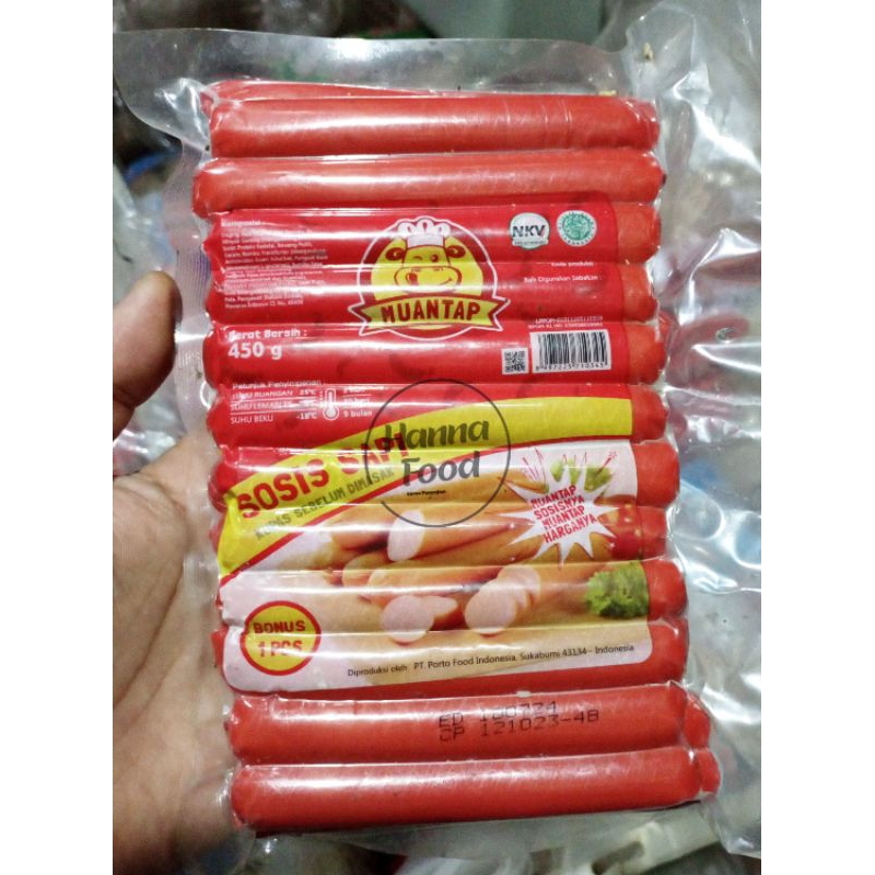 

SOSIS MANTAP 450 GRAM ISI 25 PCS