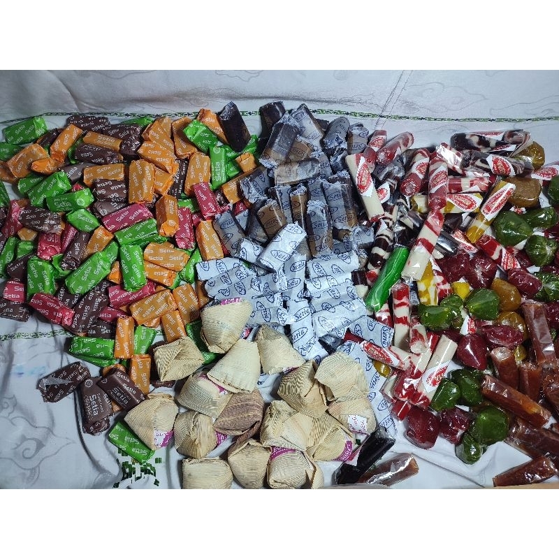

RB22 Dodol Garut mix campur kemasan 1kg enak banyak varian rasa unik