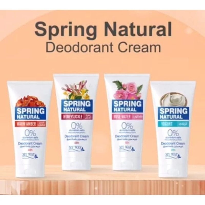 MY WAY SPRING NATURAL DEODORANT CREAM
