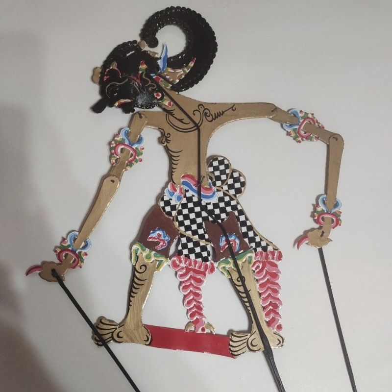 Wayang kertas Bima werkudara kecil 50cm