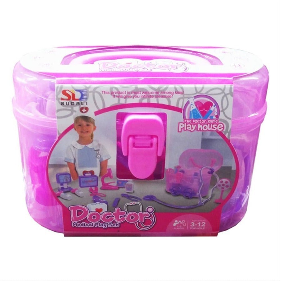 Mainan Dokter Toys Play Set Mini Box Medical Kit - Mainan Anak Dokter - Dokteran