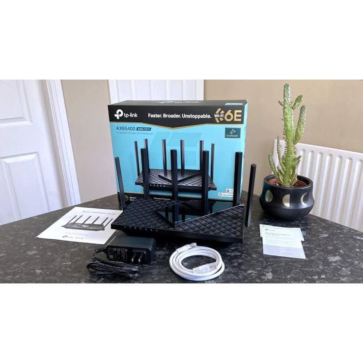 MODEM ROUTER MURAH tp-link archer ax75 ax5400 WIFI 6 E LIKE NEW 99,99%