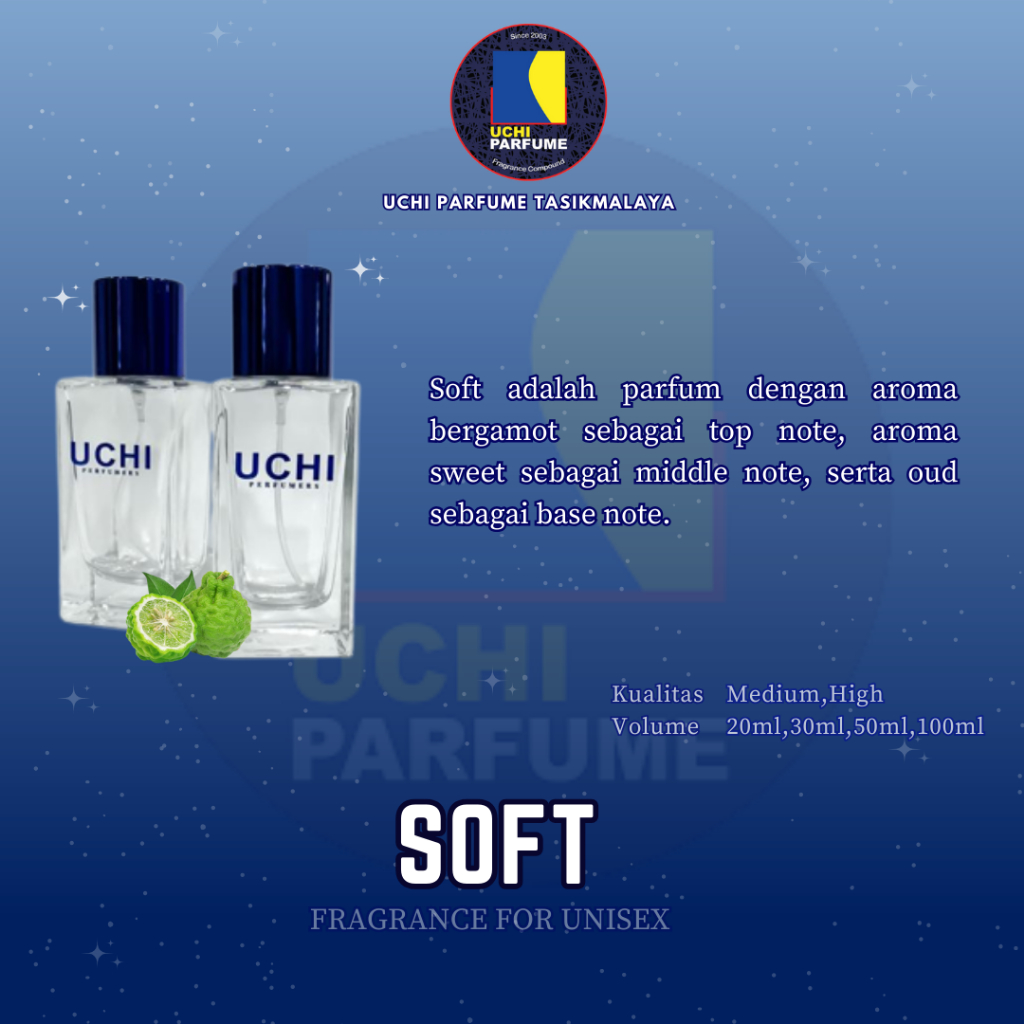 Uchi Parfume Refill Parfum SOFT BB (20ML,30ML,50ML.,100ML)