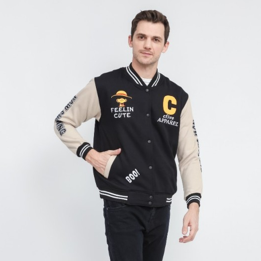 Jaket Baseball Varsity Full Bordir Pria Wanita / Jaket Varsity Baseball / Varsity Bomber Original