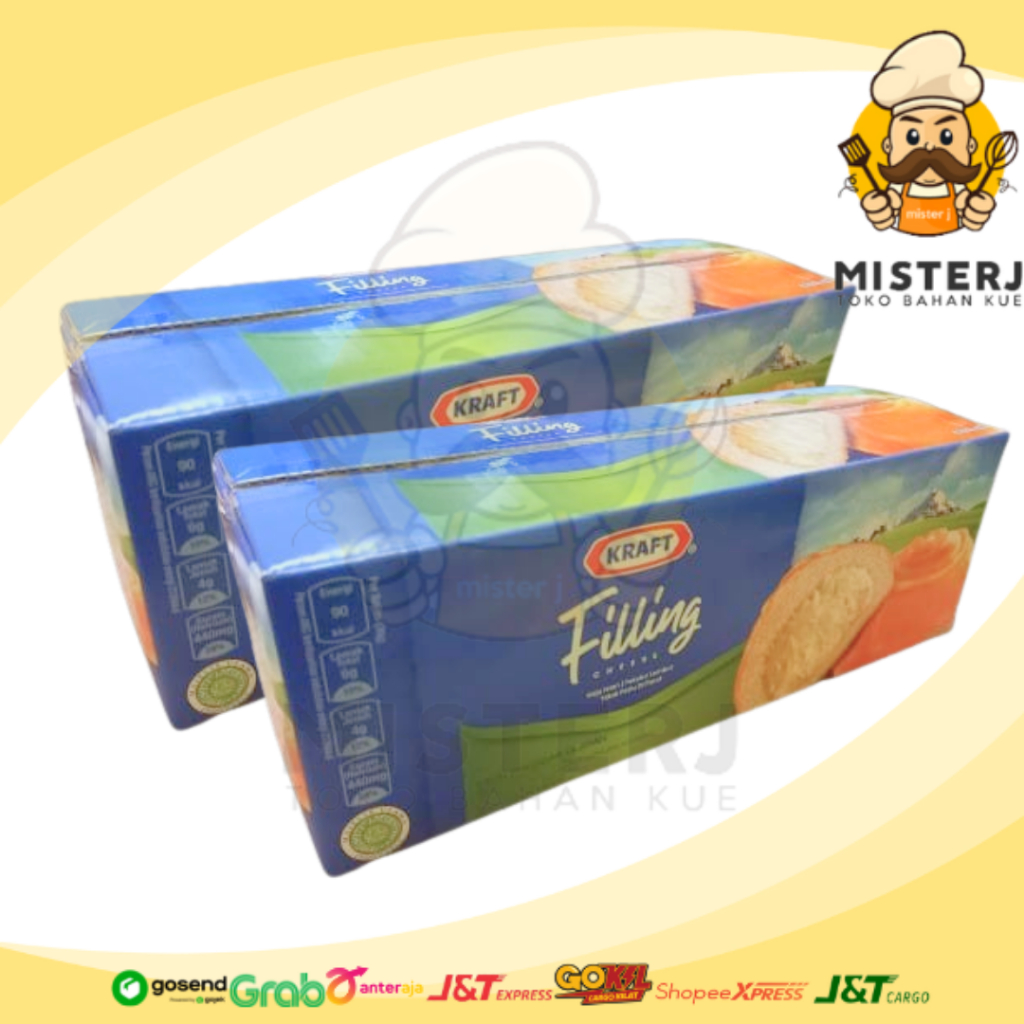 

Kraft Cheese Filling | 2 Kg X 8 Pcs | 1 Karton | 1 Dus