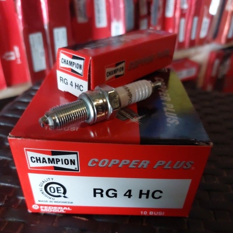 Busi RG4HC Champion ori asli busi bebek panjang