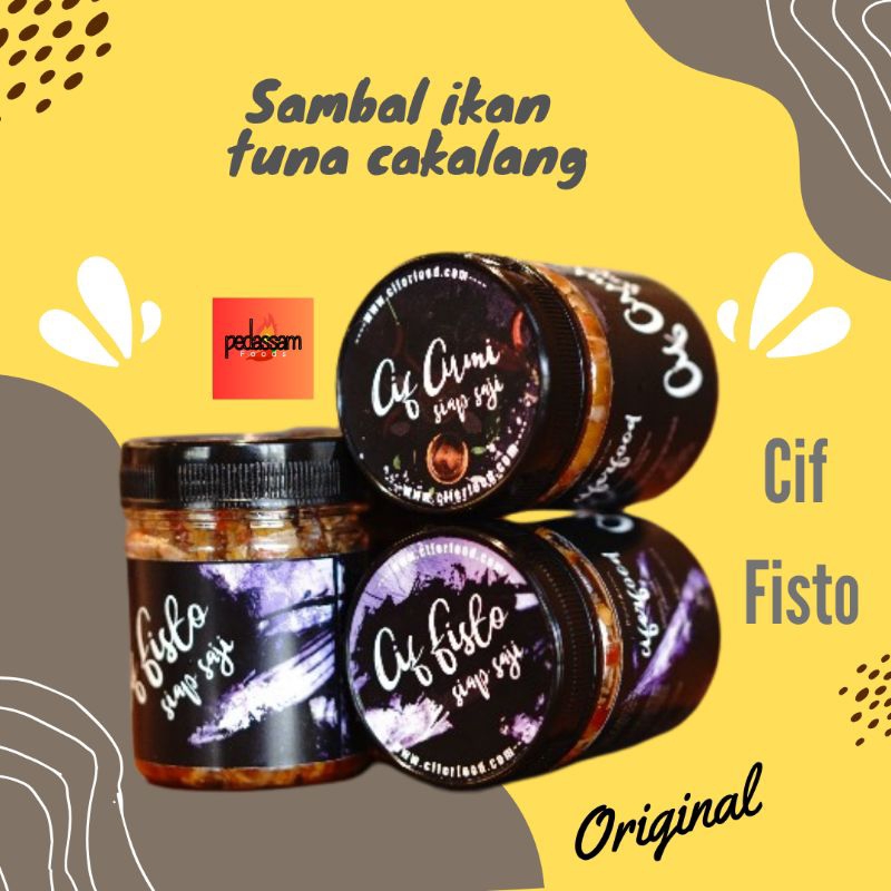 

PROMO SUPER MURAH Ciferfood - Cif Fisto 140 gram SAMBAL OLAHAN IKAN TUNA CAKALANG SIAP SAJI