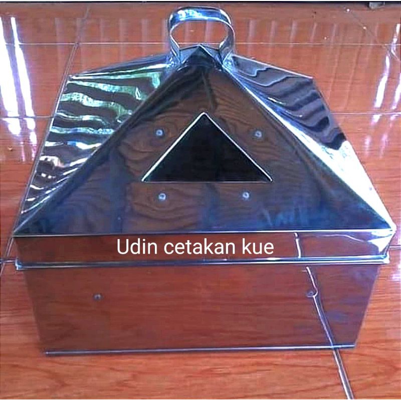 Klakat Kukusan Kotak Stainless ukuran 45cm